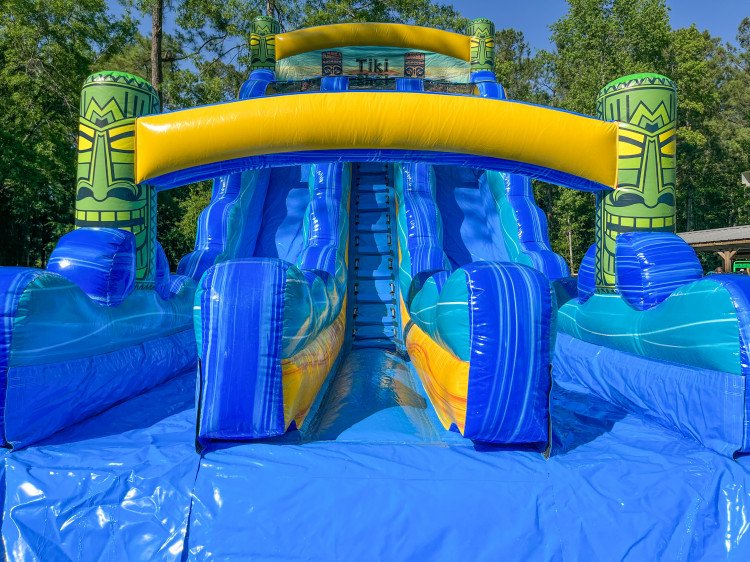 18' Tiki Center Climb Flippin Out Inflatables Guyton GA